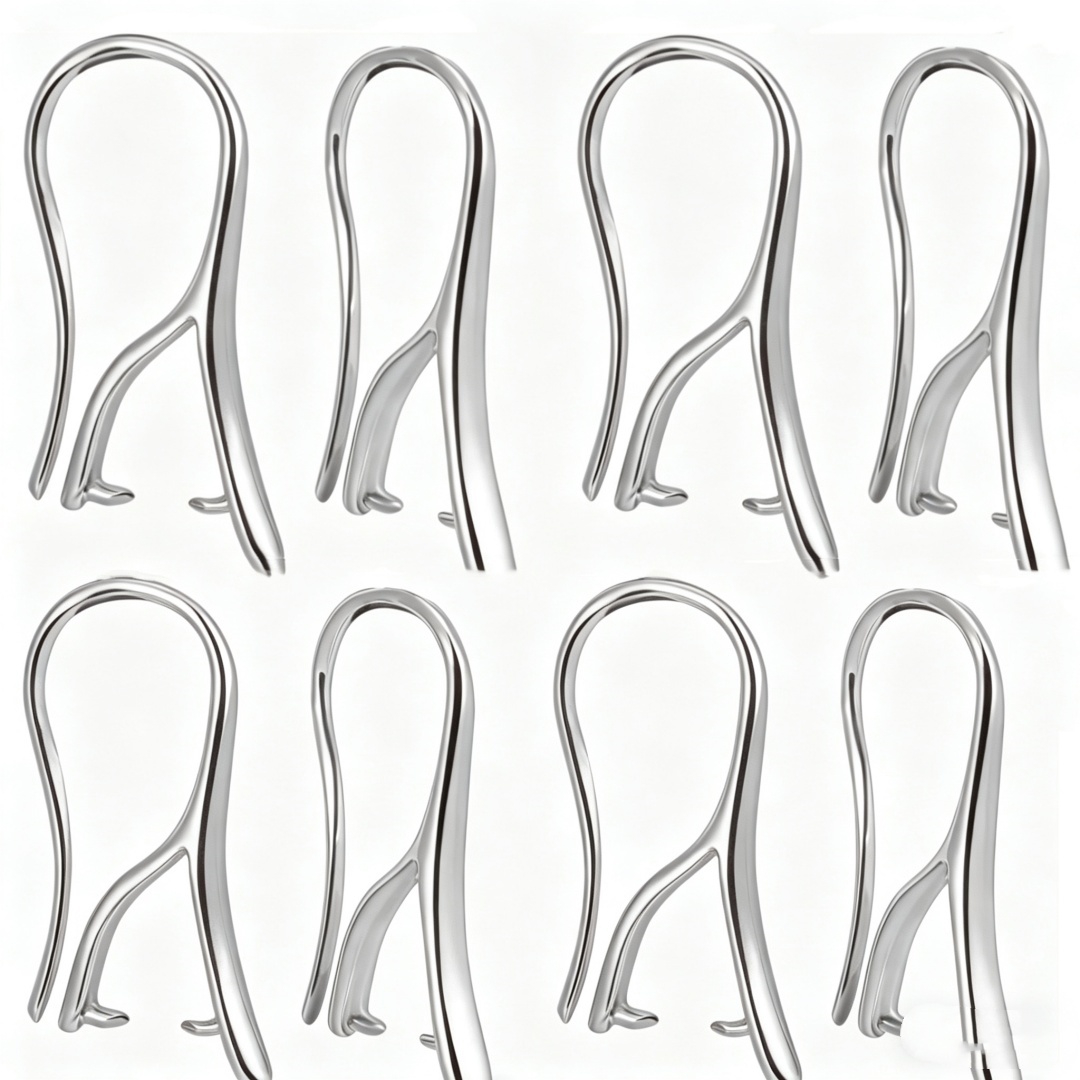 Jewelry Making Findings - 10/30 Peças Brancas com Ganchos de