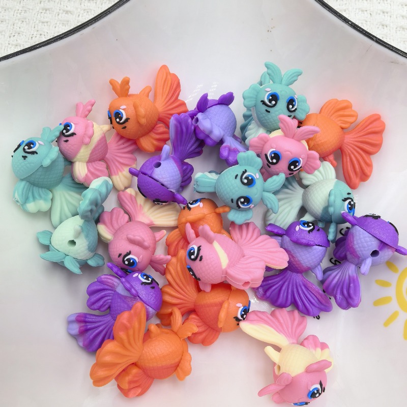 Jewelry Making Education - 20 Peças de Contas de Silicone
