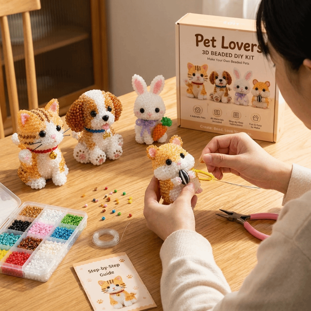 Jewelry Making Education - Kit de Bordado de Contas de
