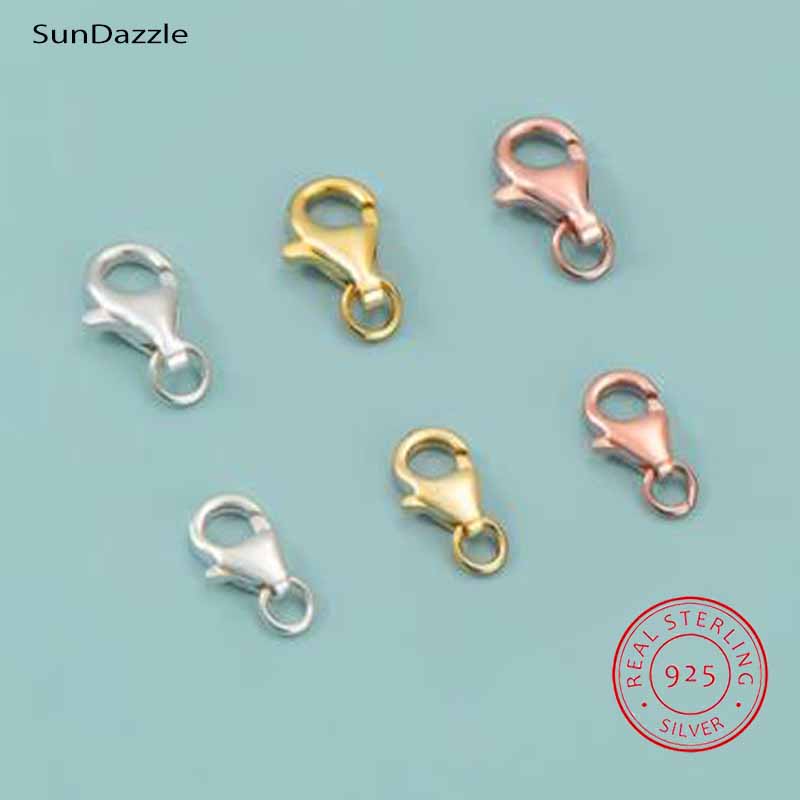 Jewelry Making Findings - 2 pçs genuíno real puro sólido