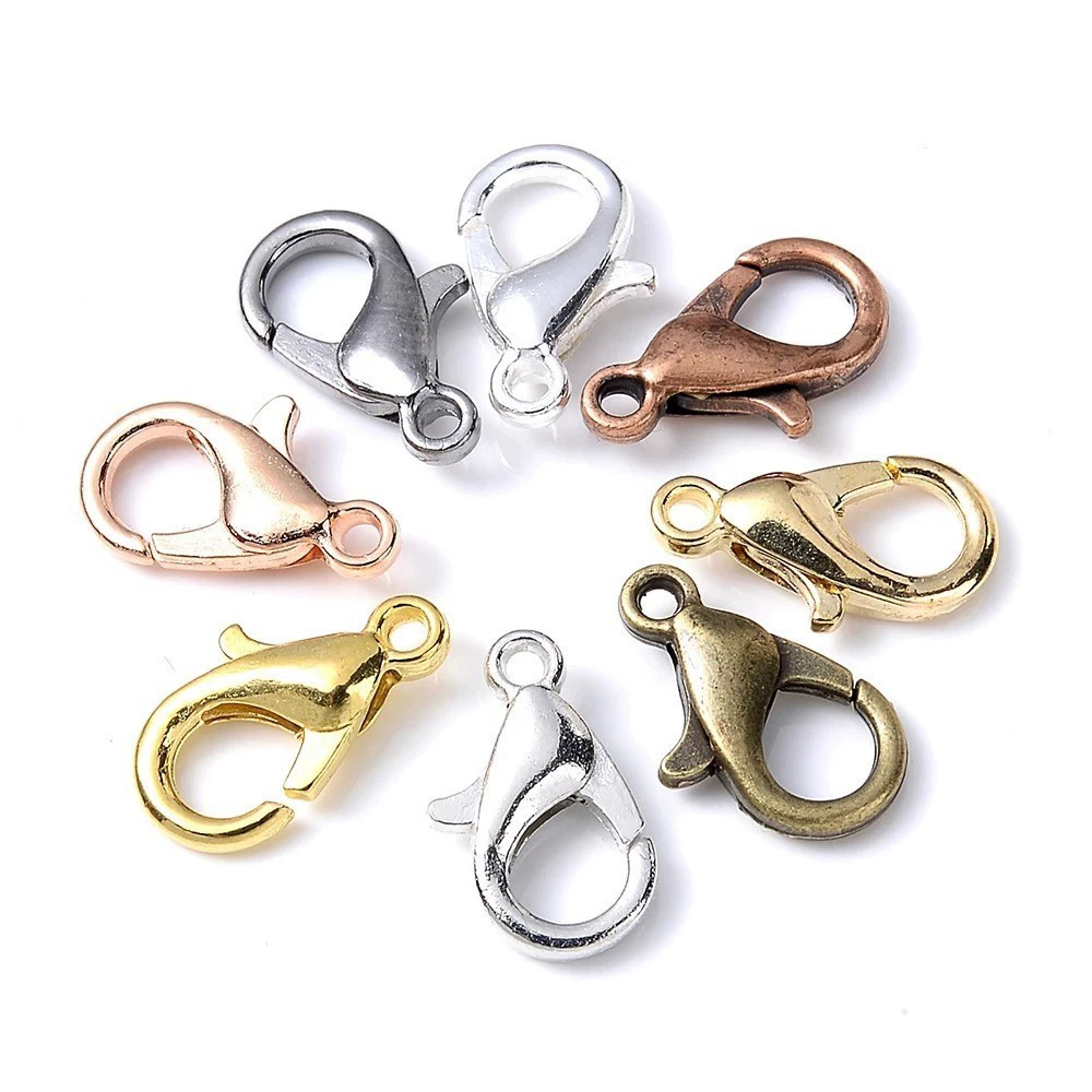 Jewelry Making Material - 100 peças de Fechos de Lagosta