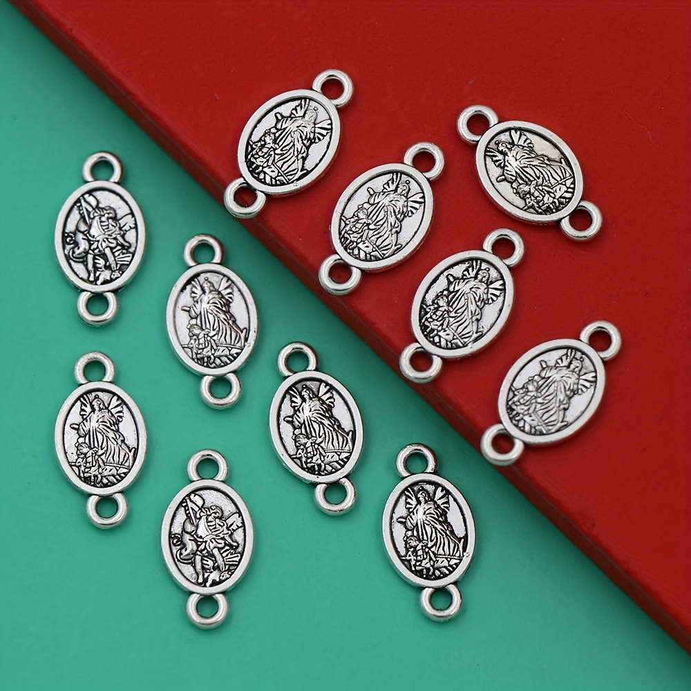 Jewelry Making Michaels - LZsilver 27 peças 16,8x8,6mm ST MICHAEL