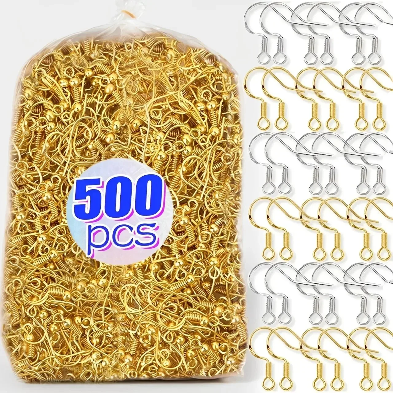 Jewelry Making Findings - 100-500 Peças de Ganchos para Brincos