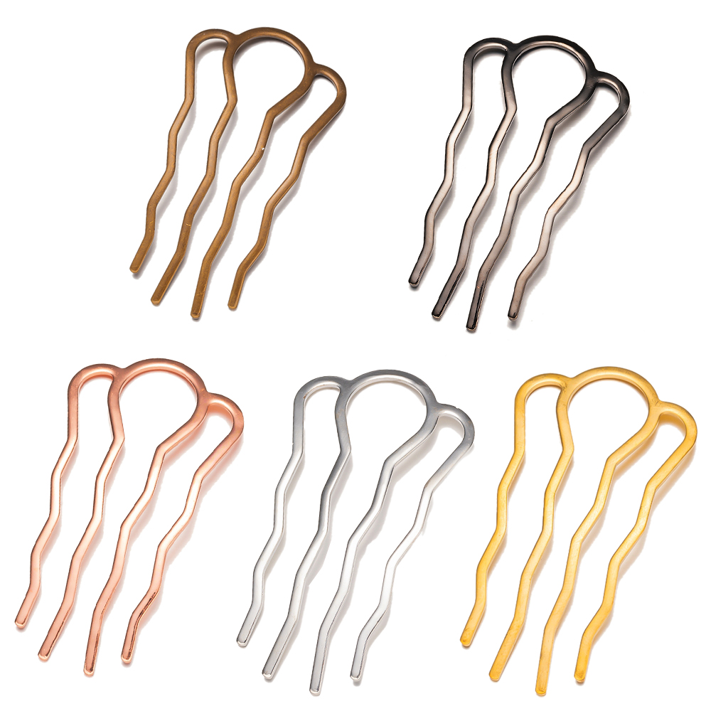Jewelry Making Education - U-Shape Hair Fork Clip Stick para