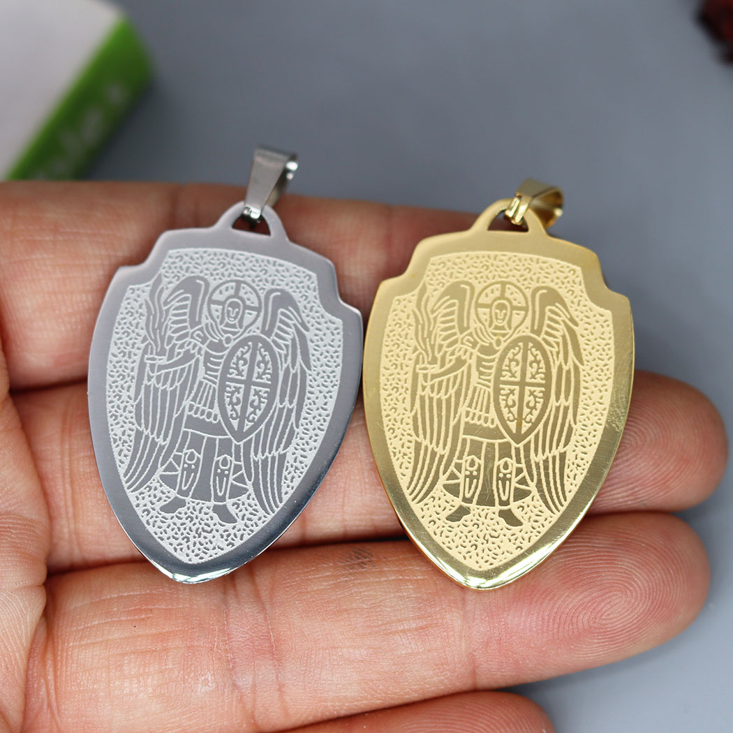 Jewelry Making Michaels - Arcanjo São Miguel Medalhão, Escudo Charme