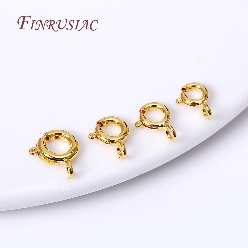 Jewelry Making Findings - Fecho de anel de mola de