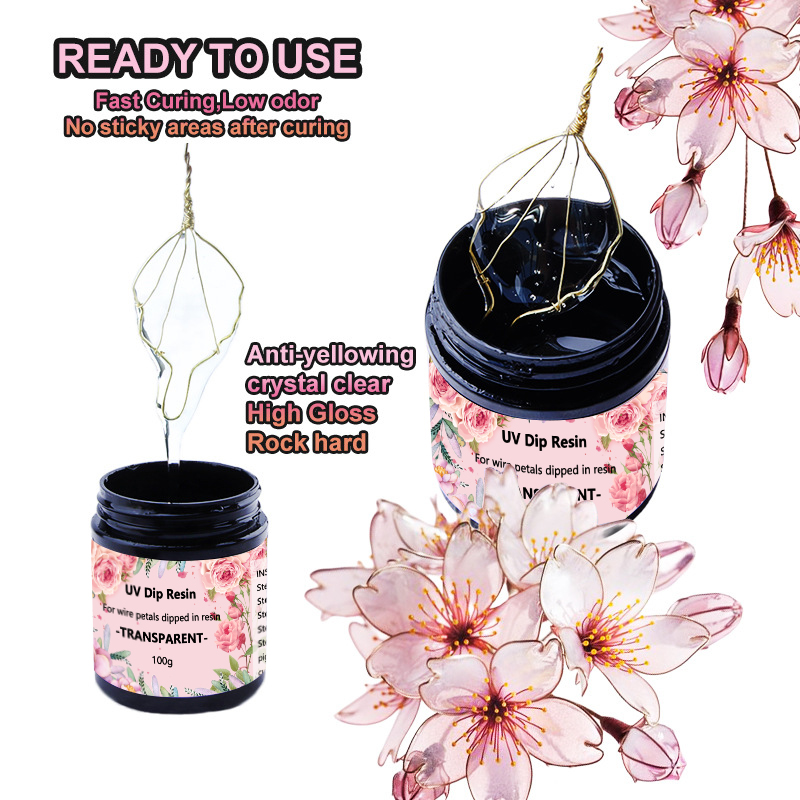 Jewelry Making At Home - Cola de resina uv dip 40/100/200g