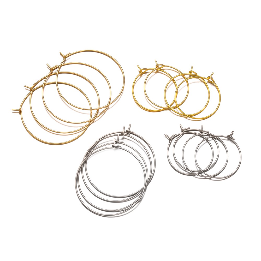 50 Peças de Brincos de Argola  - Jewelry Making Findings avaliação e preço