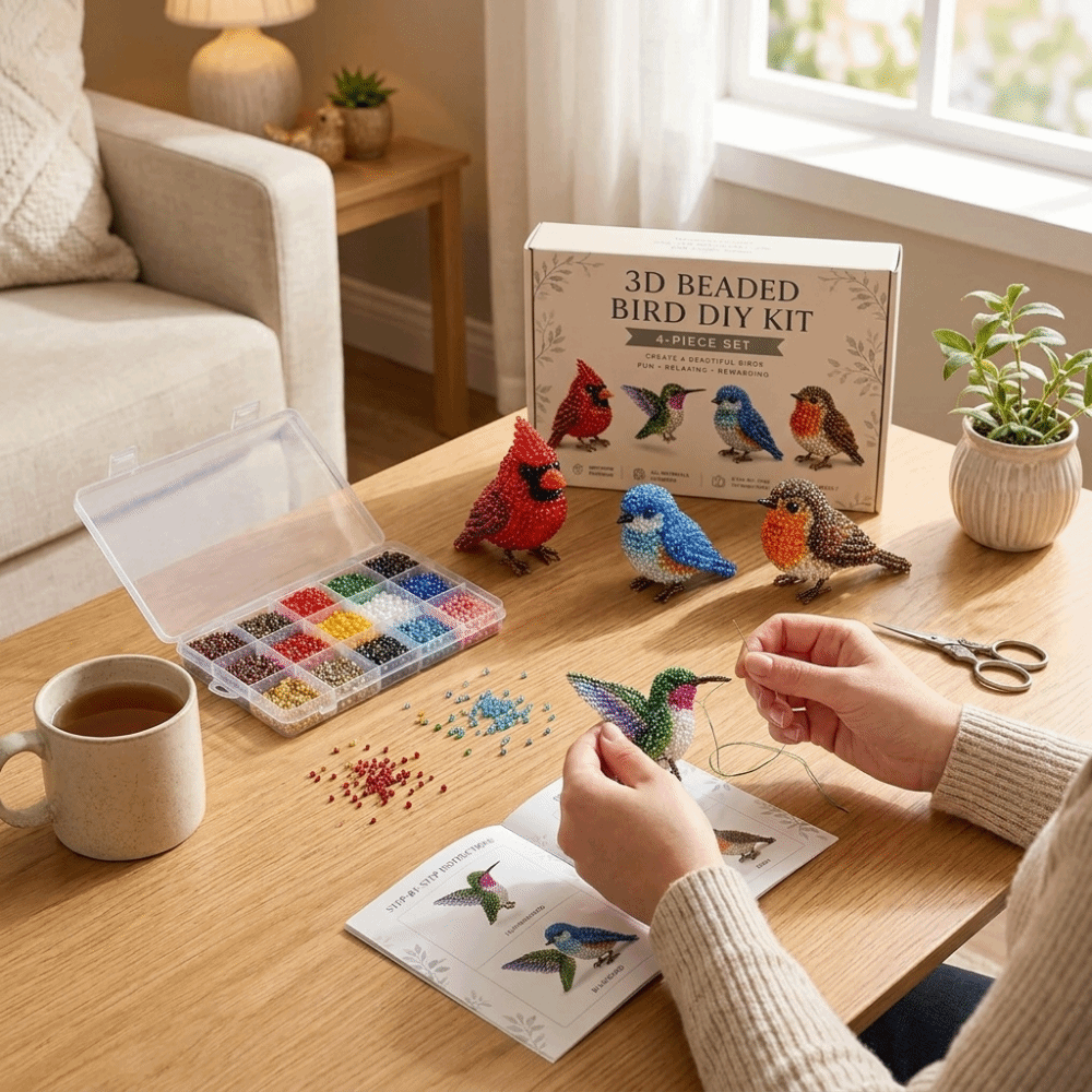 Kit de Bordado com Miçangas de - Jewelry Making Education avaliação e preço