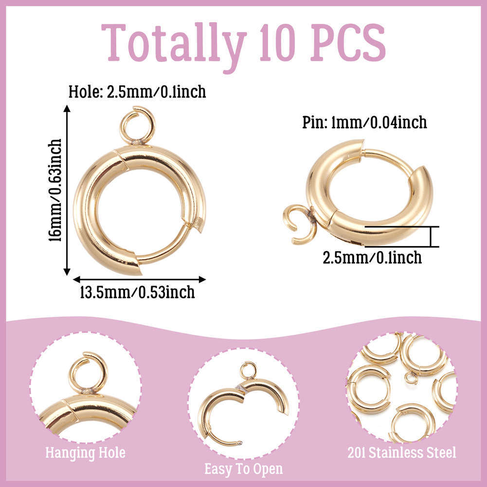 10 peças de Ganchos de Brinco  - Jewelry Making Findings avaliação e preço