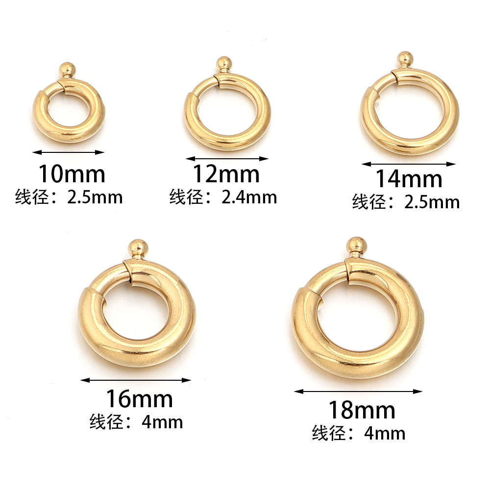 2 pçs fechos de mola de aço in - Jewelry Making Findings avaliação e preço