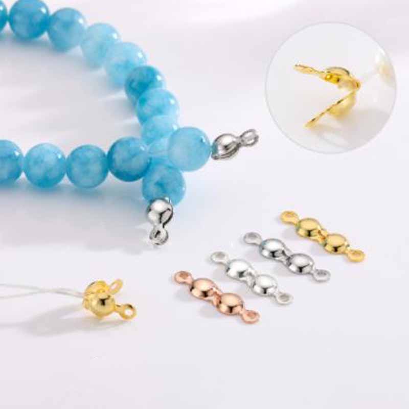 4 peças de Conectores de Crimp - Jewelry Making Material avaliação e preço