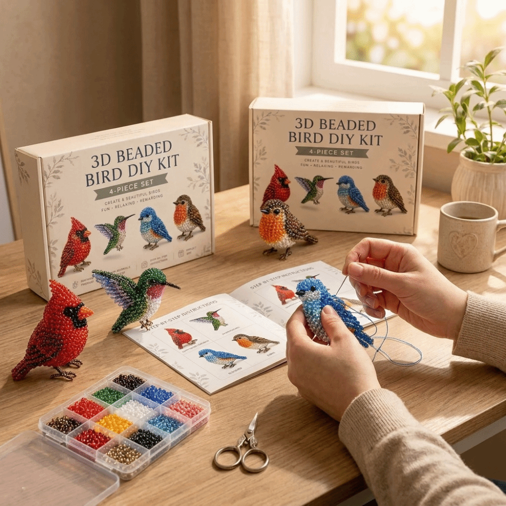 Kit de Bordado de Miçangas de  - Jewelry Making Education avaliação e preço