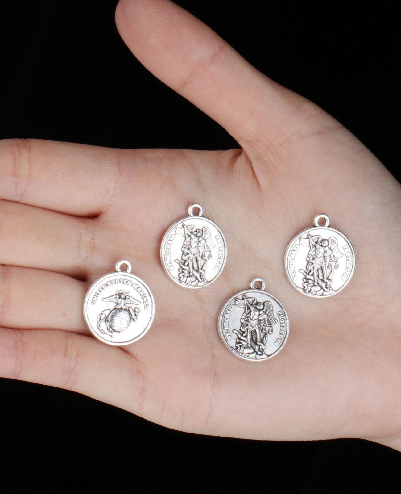 10 pçs cristão o arcanjo santo - Jewelry Making Michaels avaliação e preço