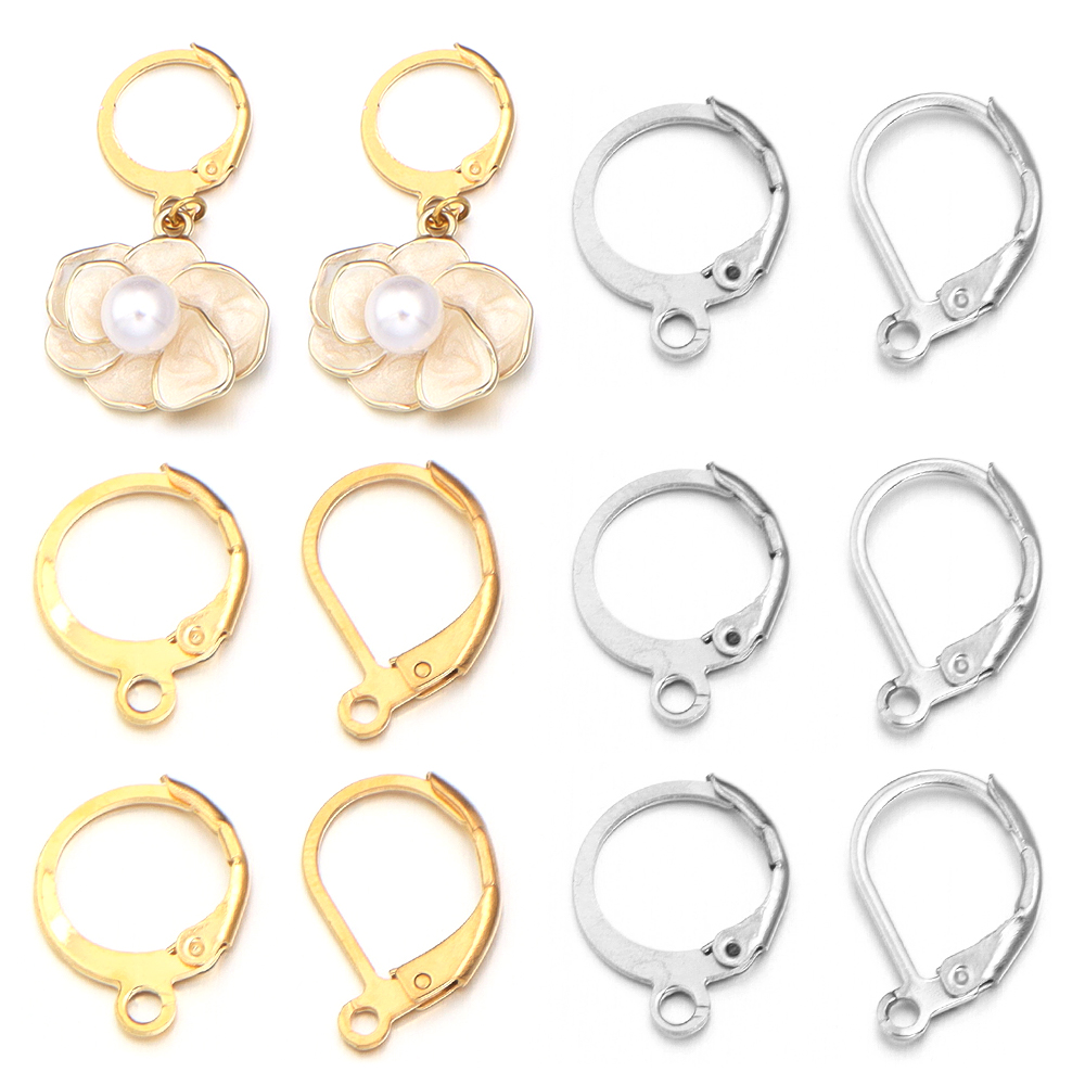 20 pçs/lote gancho de orelha d - Jewelry Making Findings avaliação e preço