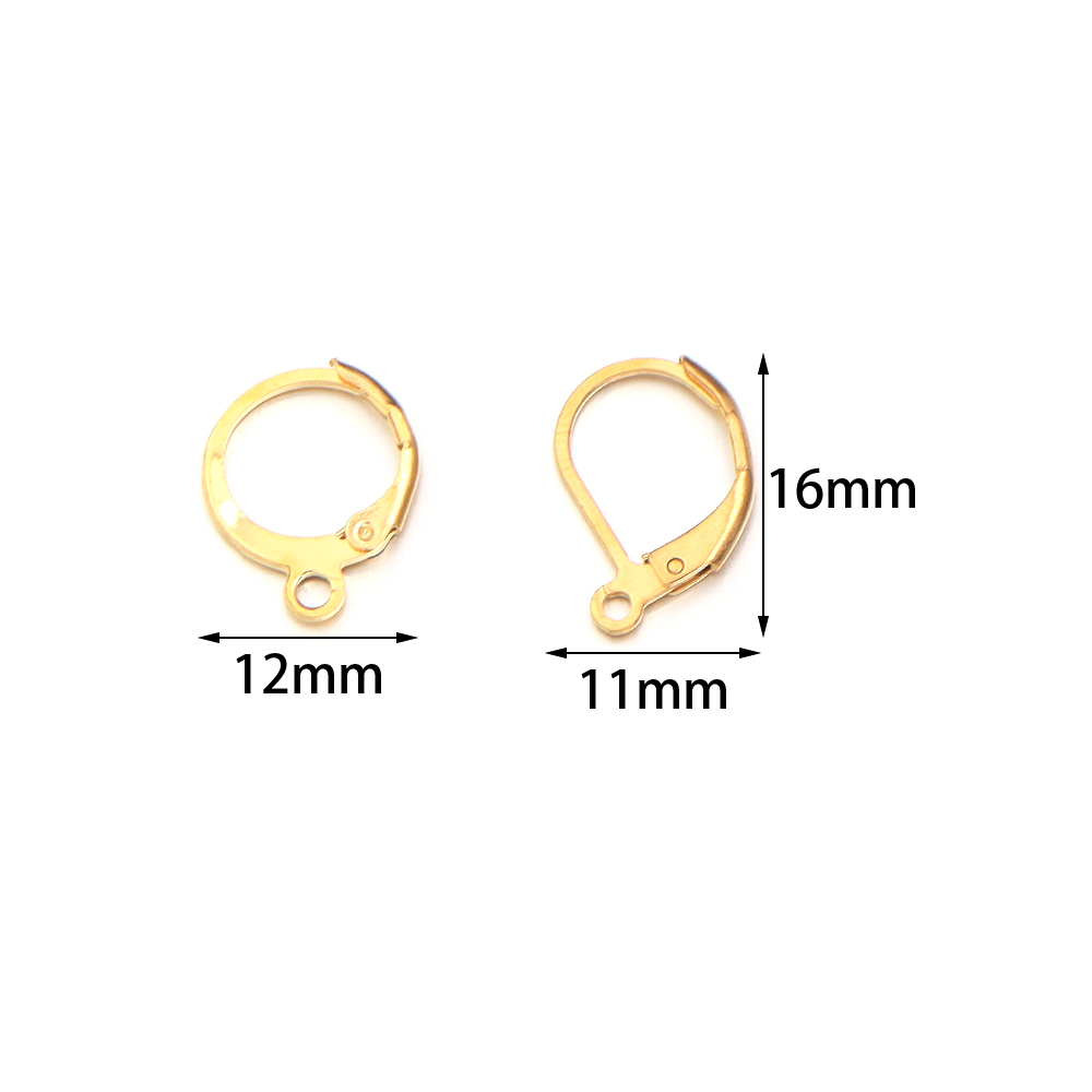 20 pçs/lote gancho de orelha d - Jewelry Making Findings avaliação e preço