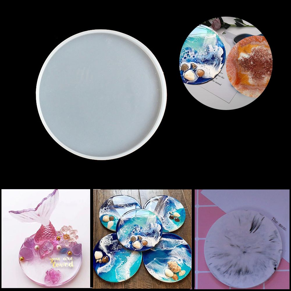 Silicone Resina Epóxi Coaster  - Jewelry Making Education avaliação e preço