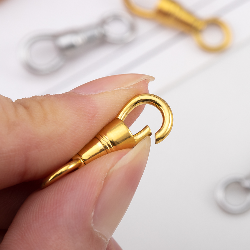 2 Peças de Ganchos de Aço Inox - Jewelry Making Material avaliação e preço