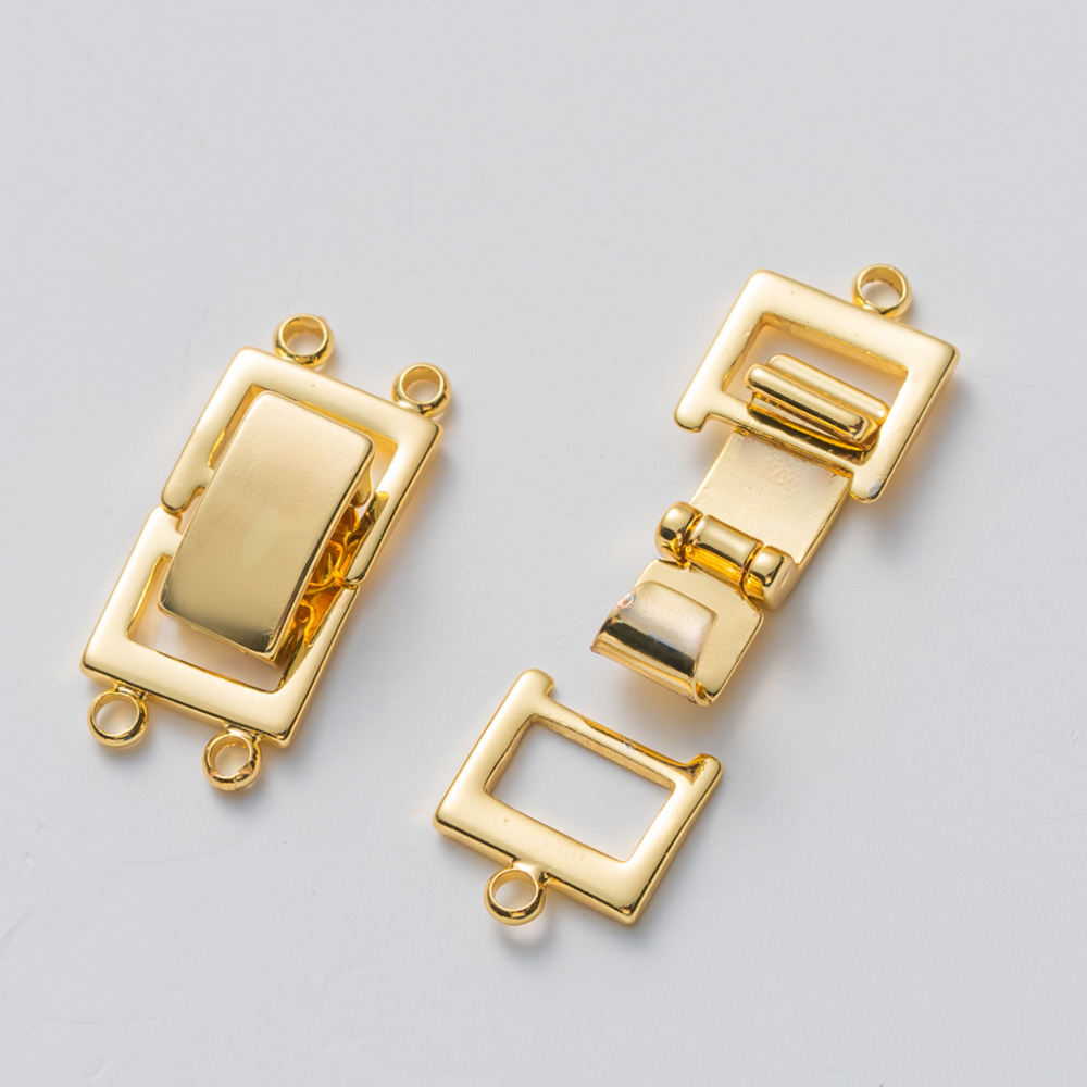 2 pçs 14k banhado a ouro fecho - Jewelry Making Material avaliação e preço